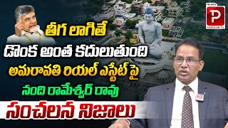 Dr Nandi Rameswara Rao Reveals Sensational Facts About Amaravati Real Estate  Telugu Popular TV [upl. by Einiffit838]