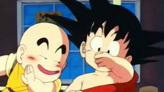 krilin confunde a upa con una mujer y goku enseña su cosita [upl. by Robinia]