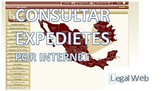 Como consultar expedientes de juicios federales por Internet  Tutorial  Legal Web [upl. by Pegma]