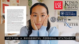 how to write the best personal statement  uk ucas university [upl. by Onailime]