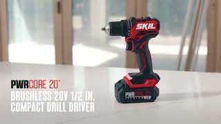 PWRCORE 20™ Brushless 20V 12 IN Compact Drill Driver Kit DL6293B [upl. by Esydnac815]