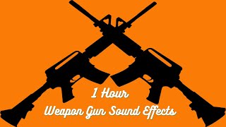 Weapon Gun Sound Effect🎧 Gun Shot Sounds Effect Loud🎧😴 1 Hour [upl. by Einafets811]