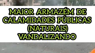 VANDALIZANDO E TIRADO TUDO NO MAIOR ARMAZÉM DE CALAMIDADES PÚBLICAS COMO ESTA MAPUTO E NAO SO vivo [upl. by Attej]