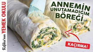 Annemin İş Çıkışı Yaptığı Şipşak Böreği  Yufkadan Ispanaklı Börek Tarifi Nasıl Yapılır [upl. by Yelda498]