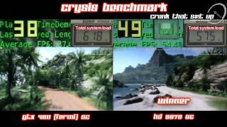 GTX 480 SC Vs HD 5970 OC Crysis Showdown [upl. by Velda]