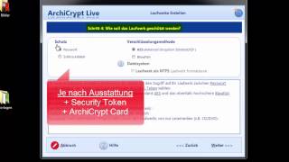 ArchiCrypt Live 8  Ein Laufwerk erstellen [upl. by Kirsteni836]