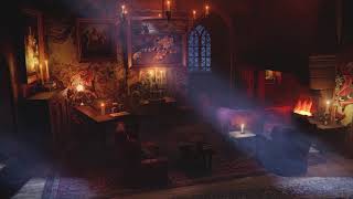 The Wizarding World of Harry Potter Gryffindor Common Room  Ambience amp Music [upl. by Pulcheria]