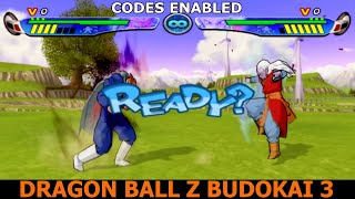 Start the fights with the Kaiobito fusion and full powered Dabura Dragon ball Z Budokai 3 Cheats [upl. by Gussman]