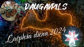 LATVIJA DAUGAVPILS LAČPLEŠA DIENA 2024 [upl. by Ennaecarg]