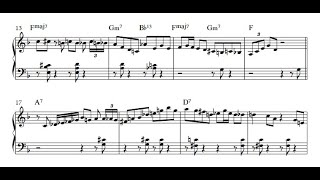 Scrapple From The Apple  Holger Marjaama Piano Transcription Sheets in description [upl. by Alisander]