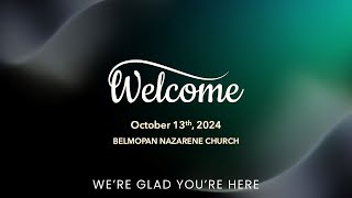 Belmopan Nazarene Church Service Oct 13TH [upl. by Anilrats]