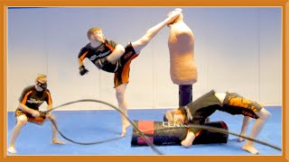 MMA Training on the Versys VS1 amp BOB XL  GNT Sampler  Flips amp Kicks [upl. by Adamek698]