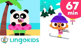 Seasons of the Year Songs 🌸☀️🍂❄️  Nature Songs for Kids  Lingokids [upl. by Assirrec488]