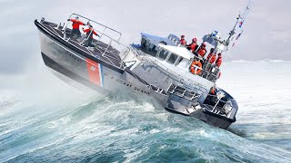 A Day in The Life of US Boat Fighting Gigantic Waves in Middle of Storm [upl. by Nelg]