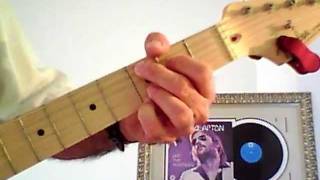 Eric Claptons BADGE Lesson for the classic lick wTABS [upl. by Okwu]