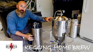 How I Keg My Home Brew Beer After Fermentation [upl. by Werdna]