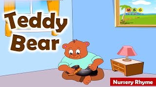 Teddy Bear Teddy Bear Turn Around Nursery Rhyme  Teddy Bear Kids Song [upl. by Cybill]