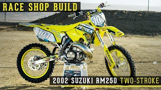 Race Shop Build 2002 Suzuki RM250 TwoStroke [upl. by Htidra]