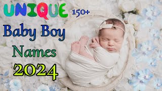 Unique Baby Boy Names  Modern and Unique baby boy names  2024 New baby boy names [upl. by Domineca]