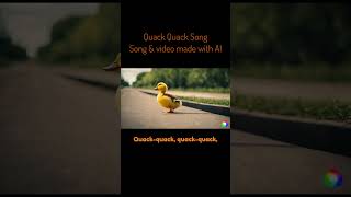 The Quack Quack Song  song amp video made by AI  sunoai ai music suno [upl. by Nnaul823]