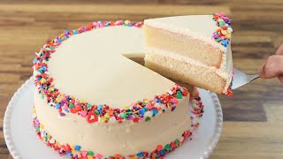 Classic Vanilla Cake Recipe  How to Make Birthday Cake [upl. by Akined404]