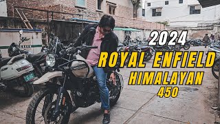 2024 Himalayan 450 Detail Walkaround Review  Price Seat height and Features  Ksc Vlogs [upl. by Eizzik]