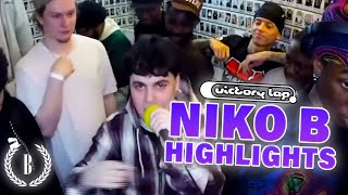 Victory Lap x RTW Niko B Freestyle LIVE Highlights [upl. by Aldred]