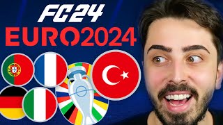 FC 24 EURO 2024 MODU ÇIKTI  EURO 2024’Ü KİM KAZANACAK [upl. by Hildegard]