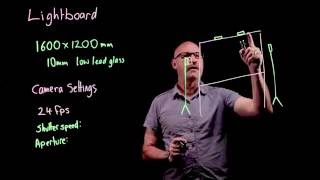 Lightboard lighting and camera settings [upl. by Reffinnej]