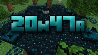 ¿SNAPSHOT 20w47a ESTALACTITAS y SCULKS  Minecraft 117 [upl. by Ainehs]