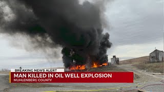 Man killed in oil well explosion in Kentucky [upl. by Sacul]