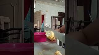 Easy faster cutting corn🌽trending satisfying youtubeshorts subscribe short shorts [upl. by Eniroc724]