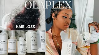 LETS TALK Olaplex reducing hair fall TESTED  Review Thoughts amp Recommendations April Sunny [upl. by Elwina]