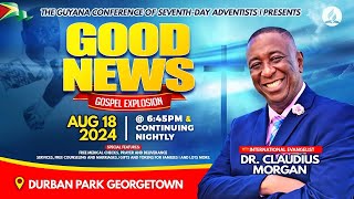 CLOSING CEREMONY  Good News Gospel Explosion ft Dr Claudius Morgan  Guyana Conference of SDAs [upl. by Kcid]