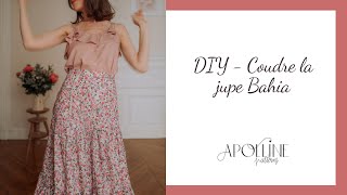 Comment coudre le patron de jupe Bahia chez Apolline Patterns [upl. by Liz907]