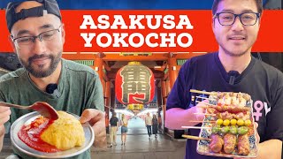 Ultimate Japanese Food Tour in Asakusa  Tokyo Japan [upl. by Larkins879]