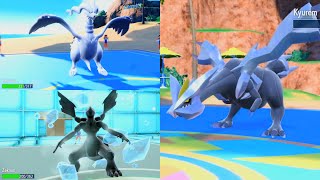 Pokémon Scarlet amp Violet Kyurem Vs Reshiram amp Zekrom Battle of Unova Legendary  Stellar [upl. by Okram]