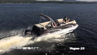 Princecraft  Vogue 23 2017  Ponton  Pontoon [upl. by Flosi]