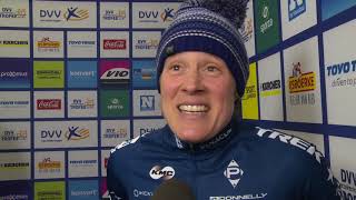 Interview Winnares Katie Compton GP Sven Nys quotIn de modder leek het op een tijdritquot [upl. by Garda]