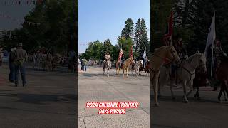 2024 CHEYENNE FRONTIER DAYS PARADE [upl. by Nattirb431]