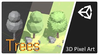 Creating Trees for 3D Pixel Art [upl. by Watkins]