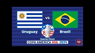 Uruguay vs brazil live copa america 2024 live stream [upl. by Doniv508]