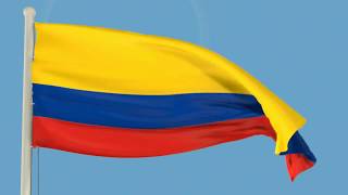 BANDERA DE LA REPÚBLICA DE COLOMBIA  ONDEANDO [upl. by Llehcar547]