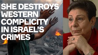 Palestinian Icon Destroys Western Complicity  w Hanan Ashrawi [upl. by Alesandrini]