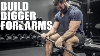 How To Build BIGGER FOREARMS 6 INTENSE EXERCISES [upl. by Leirbma806]