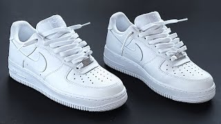 HOW TO LOOSE LACE UP NIKE AF1 COOL WAY [upl. by Gilder]