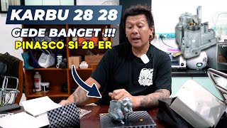 Unboxing Karbu Duduk Vespa Terbesar  Pinasco SI 28 ER  BUKAN KARBU JEPANGAN [upl. by Rivi905]