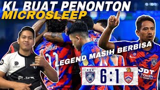 JDT AIBKAN KL CITY 61  DIOGO MENGGILA BAGI HATTRICK  TAKTIKAL BOJAN MAKAN DIR [upl. by Adila]