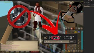 Oak Dungeon Door  Construction Guide  400500k Xphr  No Mouse Movement OSRS 2020 [upl. by Ahsetan]