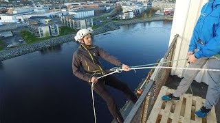 Rappellering på Steinkjer kornsilo [upl. by Ellemac]